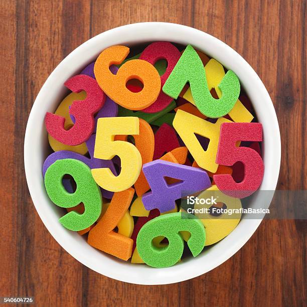 Foam Numbers Stock Photo - Download Image Now - Chance, Circle, Foam - Material