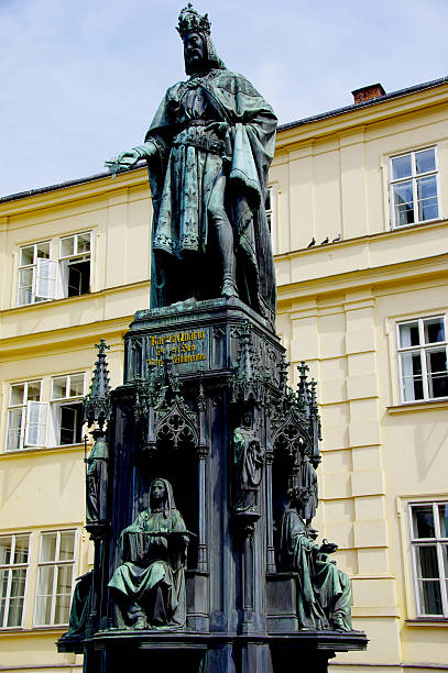 istock Charles IV Monument by Charles Bridge 540604808