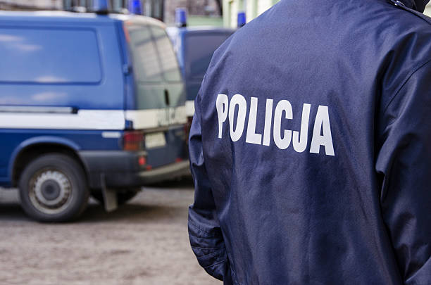 istock Polish Police sign 540604964