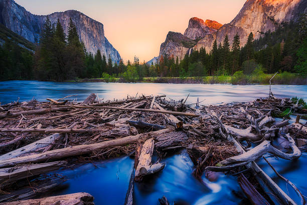 istock El Capital and Cathedral cliff with river foreground. 540610962