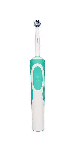 Electric Toothbrush Isolated on White Background (with clipping path)