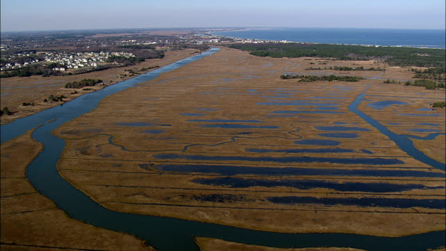Cape Henlopen State Park  - Aerial View - Delaware,  Sussex County,  United States