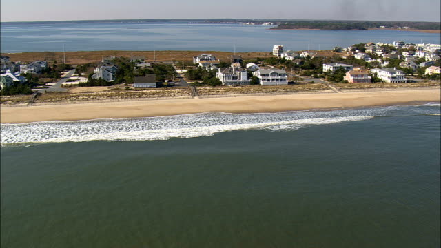 Houses Close To Beach  - Aerial View - Delaware,  Sussex County,  United States