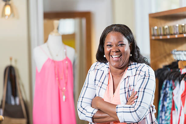 istock Successful small business owner in boutique 540717280