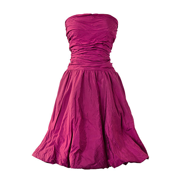 istock red dress isolated on white background 540718372