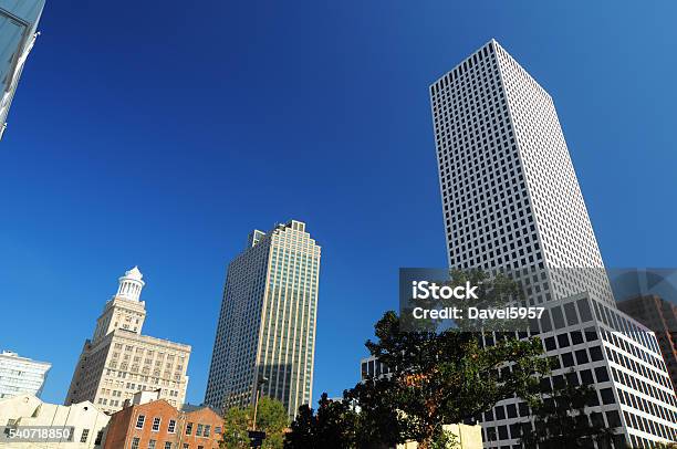 New Orleans Skyscrapers Wide Angle Stock Photo - Download Image Now - Saint Charles - Missouri, City, Downtown District