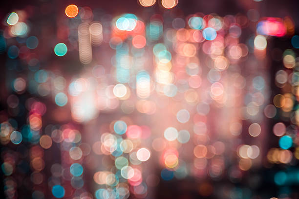 istock Abstract Bokeh Hong Kong City Night for Background 540721184
