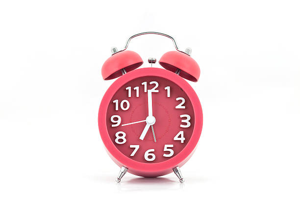 istock Red Alarm Clock. Isolated on White Background. 540721730