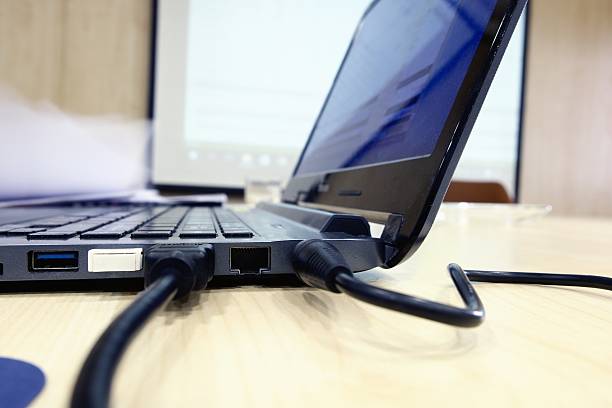 istock Laptop in meeting room 540722044