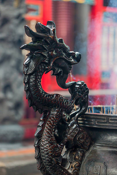 istock Burning incense in Chinese temple 540722870