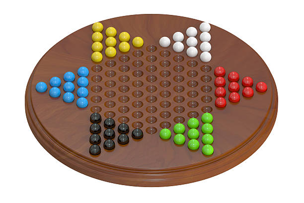 chinese checkers, 3D rendering chinese checkers, 3D rendering chinese checkers stock pictures, royalty-free photos & images