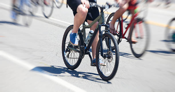 istock Bicycle riders in the city streets 540725698
