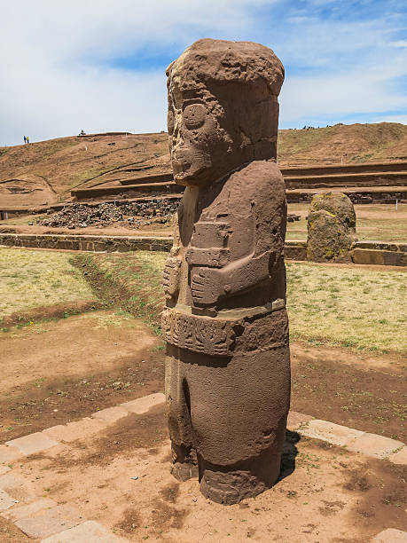 istock Statues in Tiahuanaco, Bolivia 540734206