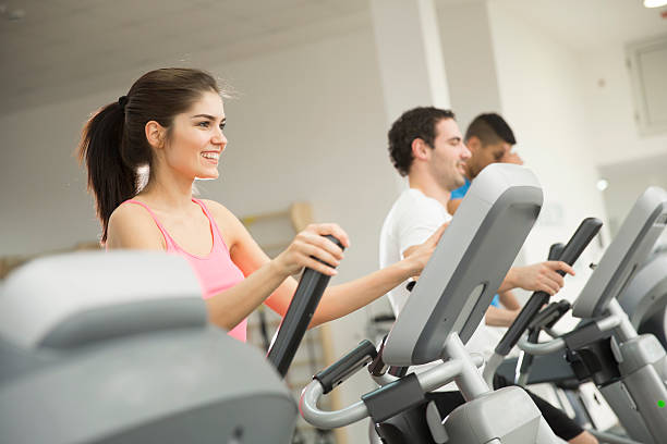 istock Woman training in the gym 540734782