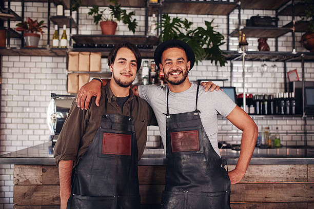 istock Successful local coffee shop owners 540735512