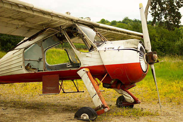 istock Wreck of the old plane. 540736104