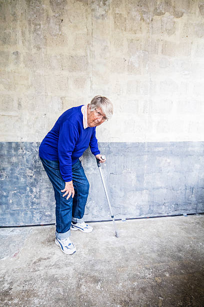 istock Senior woman having severe knee pain 540736378