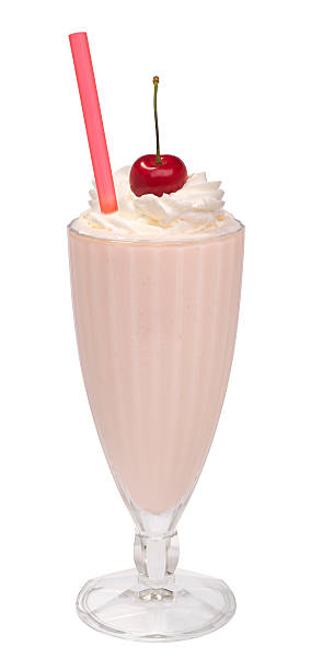 istock cherry milkshake with whipped cream isolated 540740032