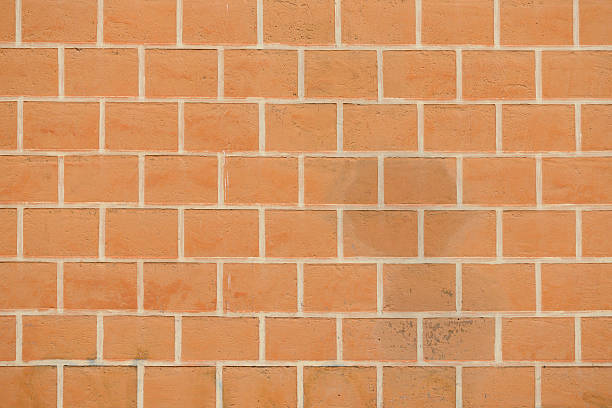 Close up of brick wall background stock photo