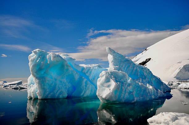 istock Floating Blue Ice in Antarctica Ocean 540742548