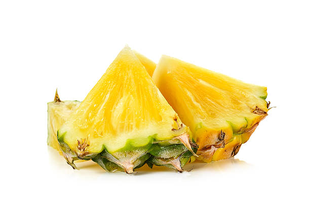 istock Slice of pineapple isolated 540746140