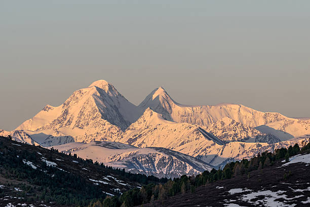 istock mountains snow peak top sunrise 540746456