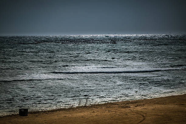 istock The calm sea before a night storm. 540746570