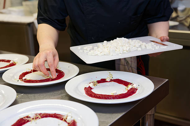 istock Chef is cooking set of appetizers 540748024