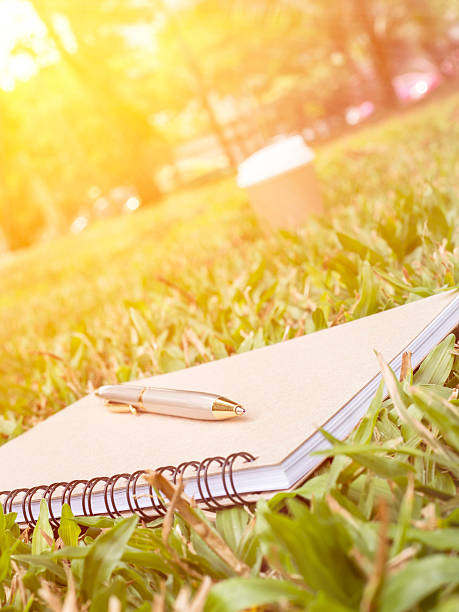 istock Hot paper cup of coffee and notebook 2 540748300