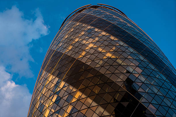 The Gherkin Building in downtown London