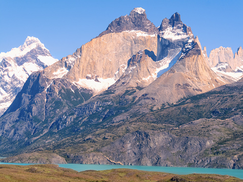 Trompas de torres del Paine, Patagonia, Chile. photo