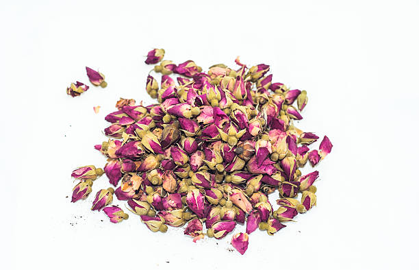 istock Tea rose flowers isolated on white background 540755228