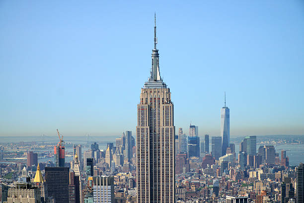 istock Empire State Building with panorama of Manhattan 540756724