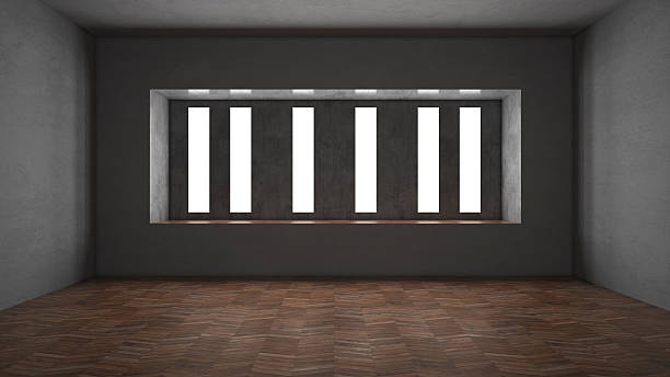 Empty room, 3D render Empty room, 3D render. nook architecture photos stock pictures, royalty-free photos & images