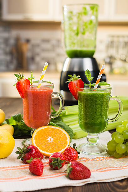 istock Fresh smoothies in glass 540758696