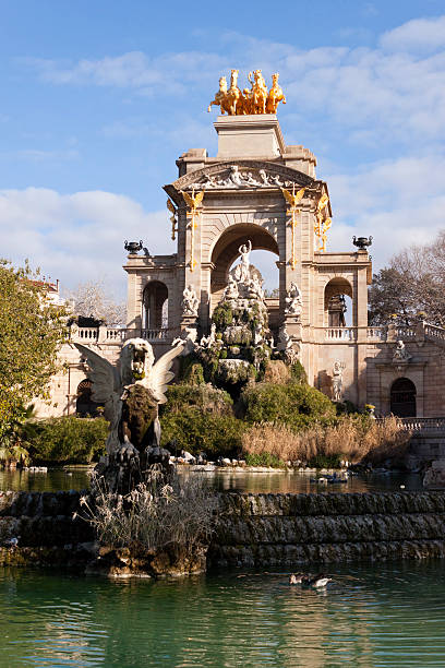 istock Cascada fountain in Ciutadella Park, Barcelona. 540761156