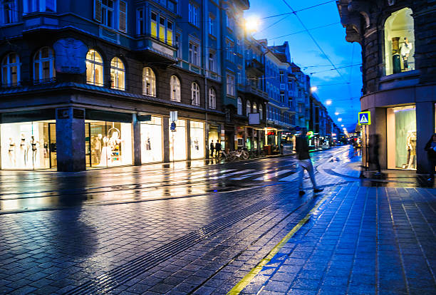 istock Rainy Night in the City 540762224