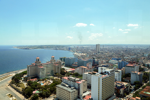 Arieal view from Havana, Cuba