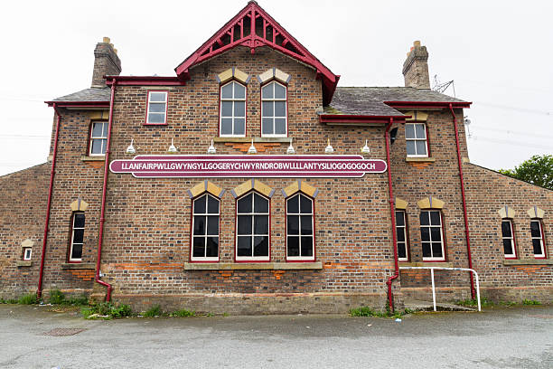 istock Llanfairpwllgwyngyll railway station sign. 540763552