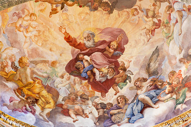 istock Rome - The fresco The Eternal in Glory 540763606