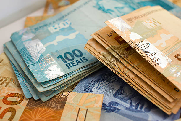 istock Official currency of Brazil 540825454