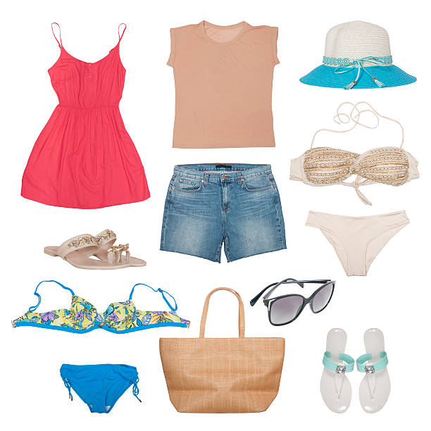 istock swimwear and beach accessories isolated 540825860