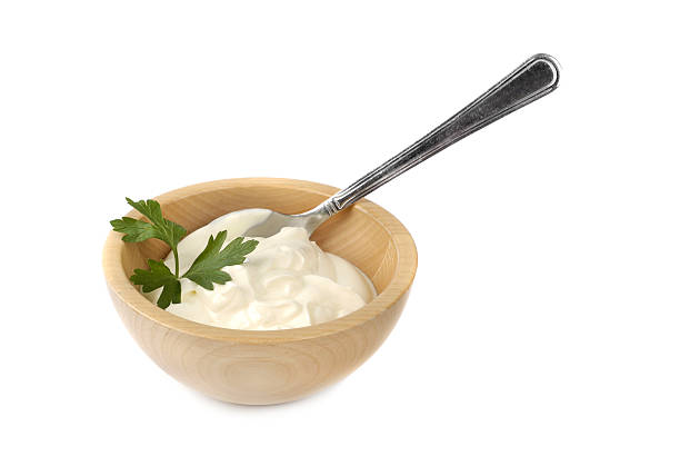 istock Sour cream in a bowl 540826364