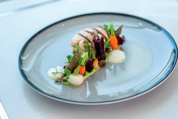 istock Steam Salmon Fillet with shitake mushrooms 540826856