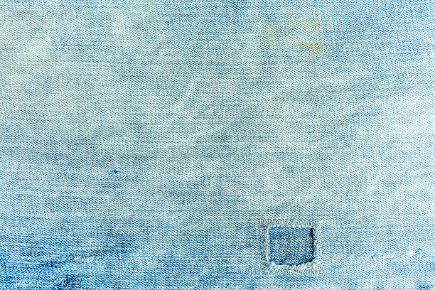 istock Texture of blue denim jeans for background use 540827364