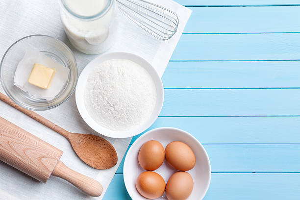 istock Baking & cooking concept, variety of ingredients and utensils 540827566