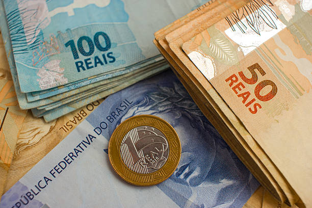 istock Notes and Coins of Brazil 540828432