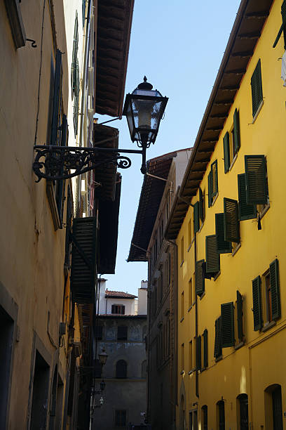 Florence street landscape stock photo