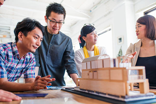 istock Team of architects having a meeting 540839418
