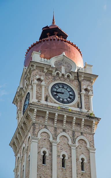 istock Clock tower of Sultan Abdul Samad building near Merdeka Square 540839484